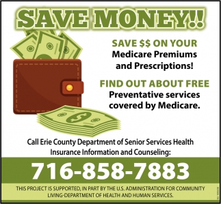 Save $$ On Your Medicare Premiums and Prescriptions