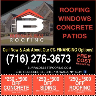 Roofing, Windows, Deck, Concrete, Patios