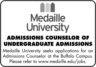 Admissions Counselor Of Undergraduate Admissions
