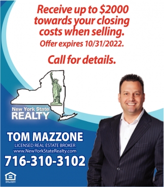 Receive Up To $2000 Towards Your Closing Costs When Selling