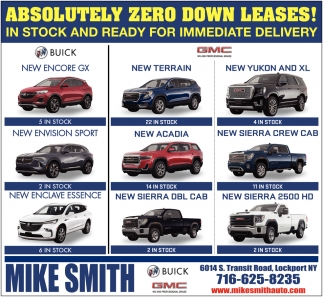 Absolutely Zero Down Leases!