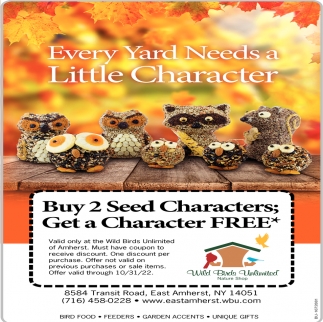 Buy 2 Seed Characters; Get A Character Free