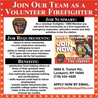 Volunteer Firefighter 