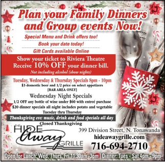 Plan Your Family Dinners
