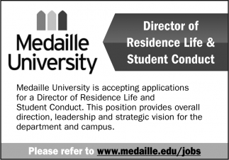 Director Of Residence Life & Student Conduct
