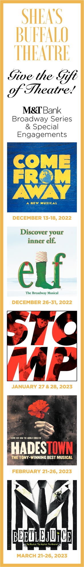 Give The Gift Of Theatre!