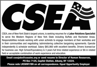 Labor Relations Specialist