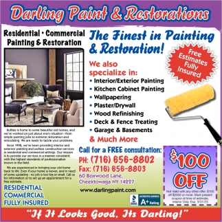 The Finest in Panting & Restoration