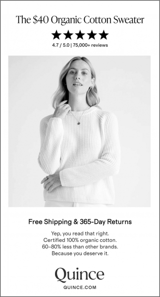 The $40 Organic Cotton Sweater
