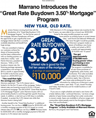 Great Rate Buydown 3.50% Mortgage
