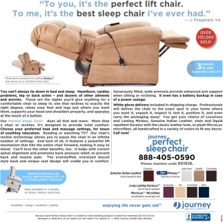 The Perfect Sleep Chair