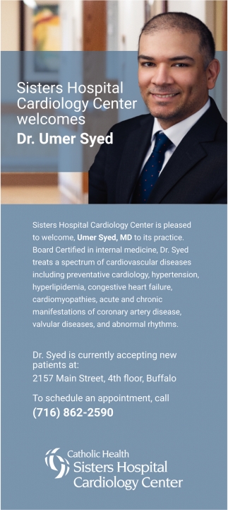 Sisters Hospital Cardiology Center Welcomes Dr. Umer Syed