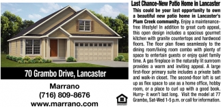 Last Chance-New Patio Home In Lancaster