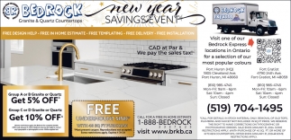 New Year Savings Event Bedrock London ON