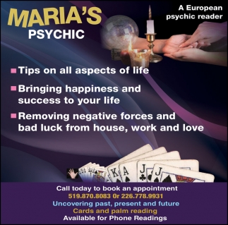 Tips On all Aspects of Life, Marias Psychic