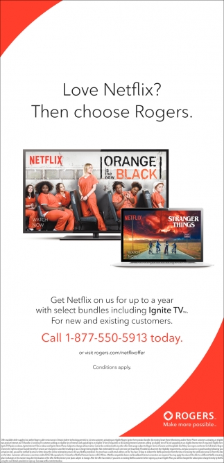 How to watch on sale netflix on rogers