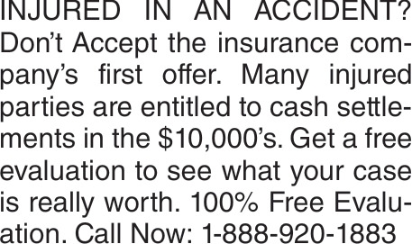 Injured In An Accident?