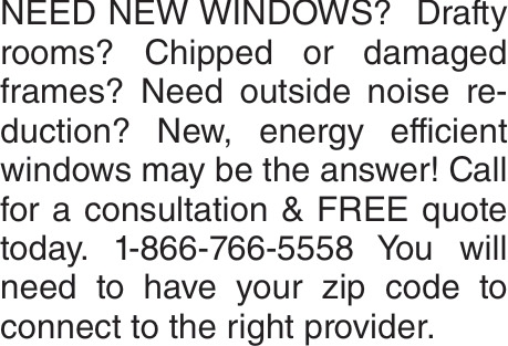 Need New Windows?