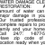 Water Damage Cleanup & Restoration