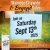 Join us Saturday Sept 13th,  2025