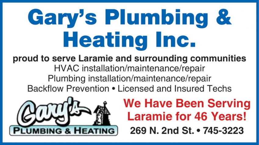 Gary's Plumbing & Heating Inc.