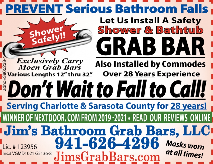 Prevent Serious Bathroom Falls