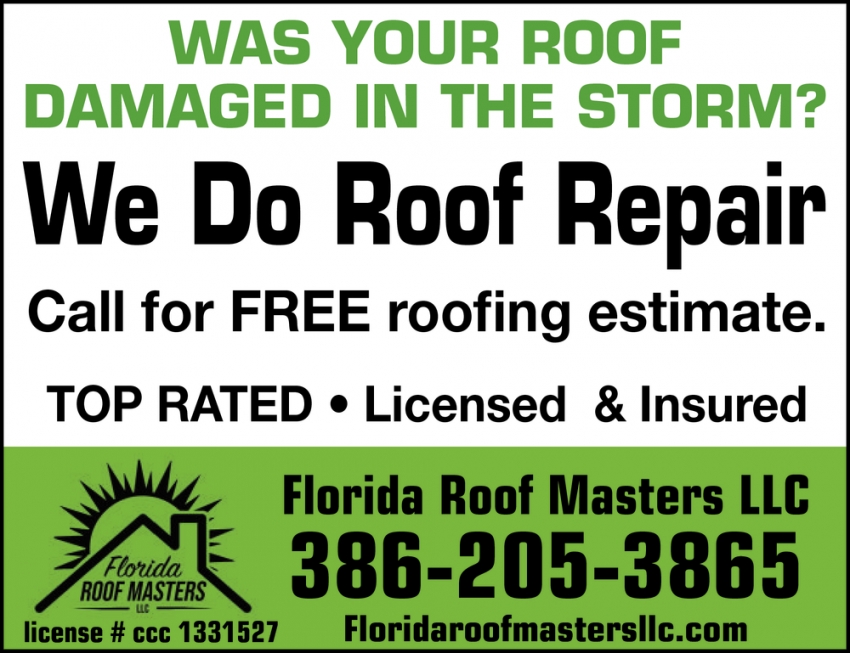 Was Your Roof Damaged In The Storm?