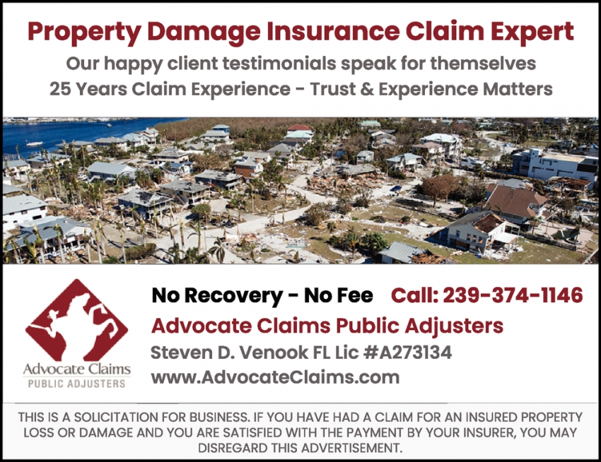 Property Damage Insurance Claim Expert