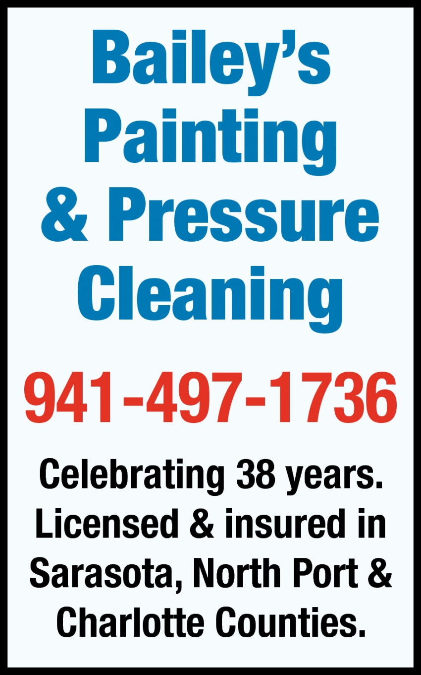 Bailey's Painting & Pressure Cleaning