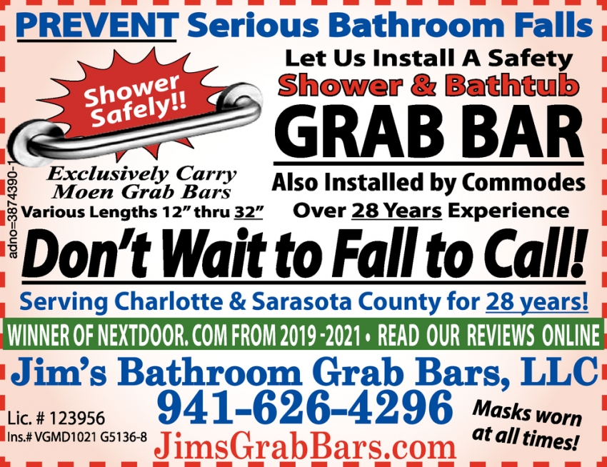 Prevent Serious Bathroom Falls