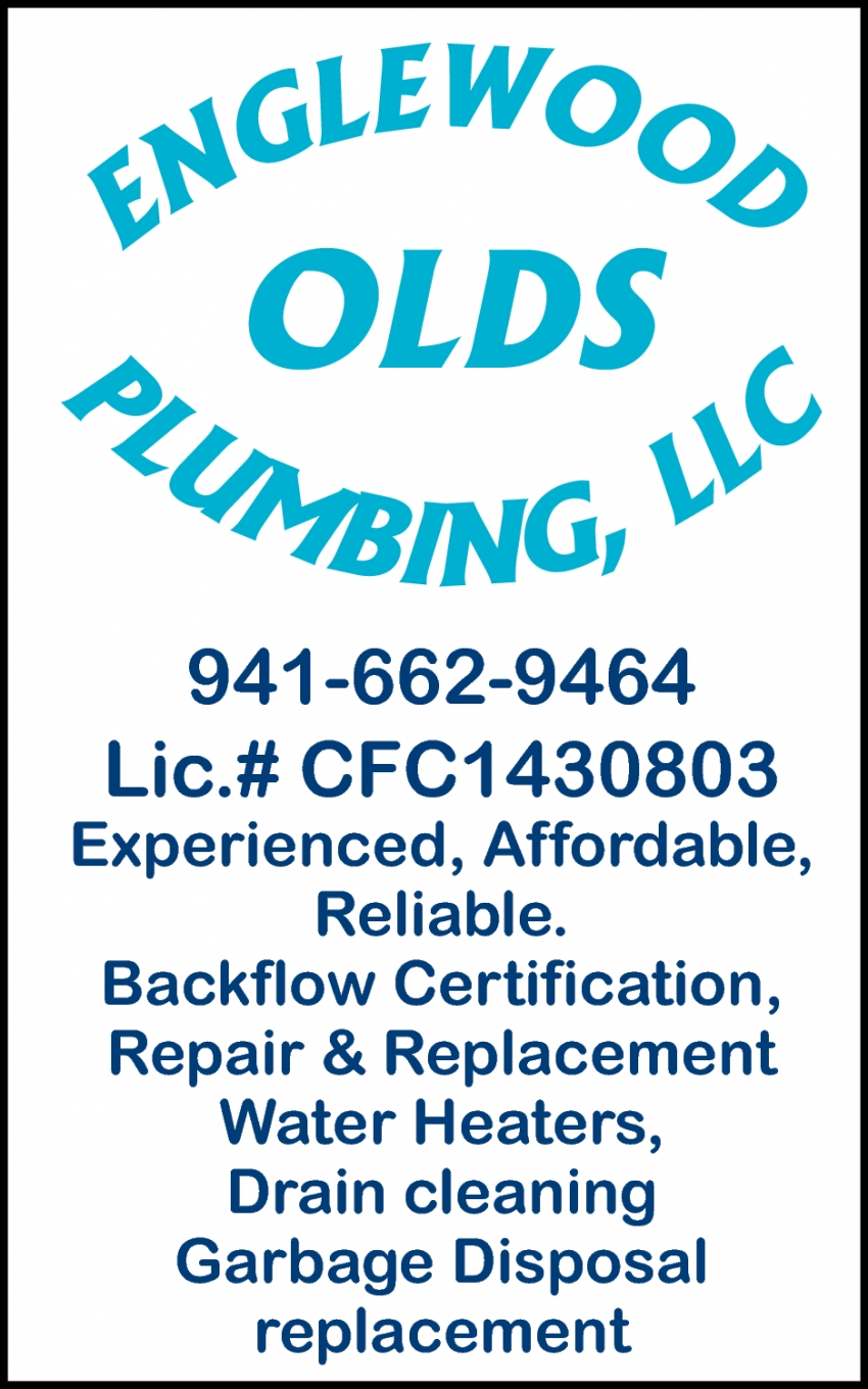 Backflow Certification, Repair & Replacement of Water Heaters