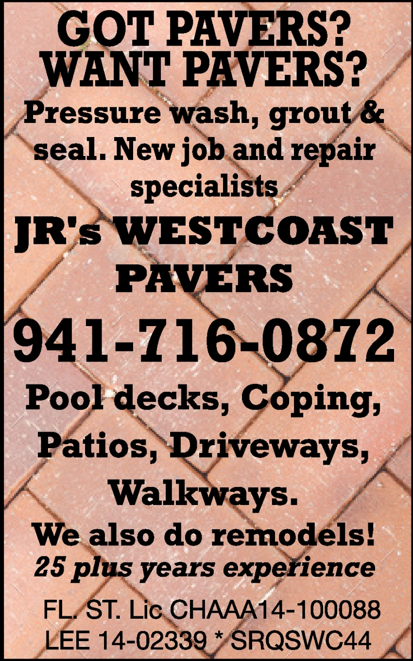Got Pavers? Want Pavers?