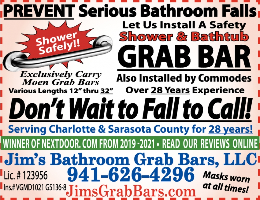 Prevent Serious Bathroom Falls