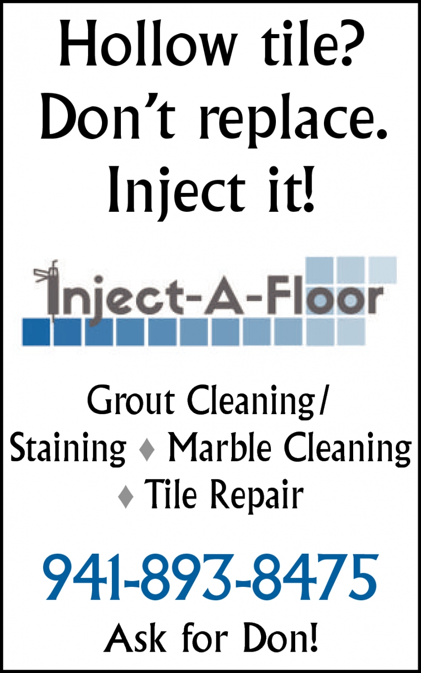 Hollow Tile? Don't Replace. Inject It!