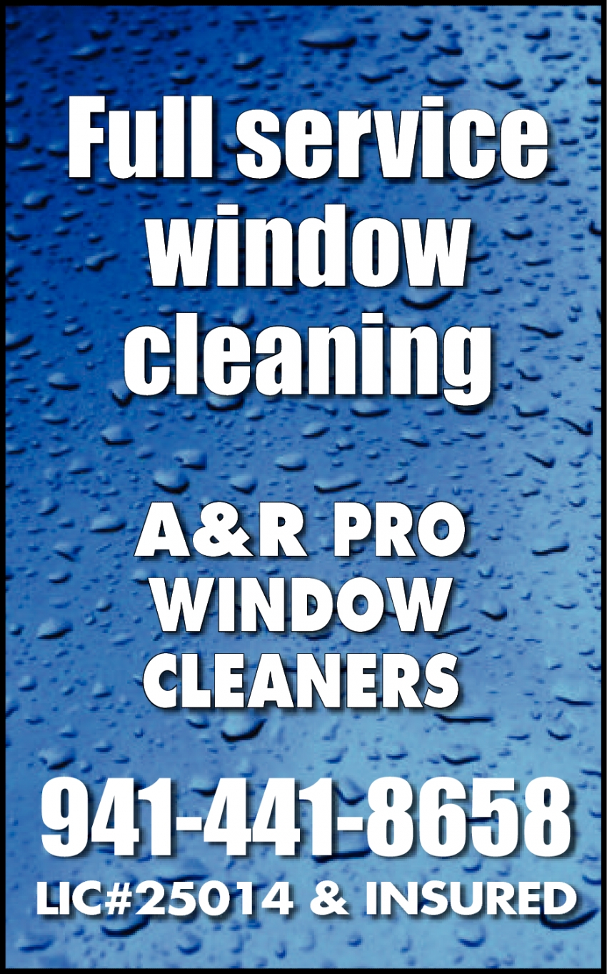 Full Service Window Cleaning