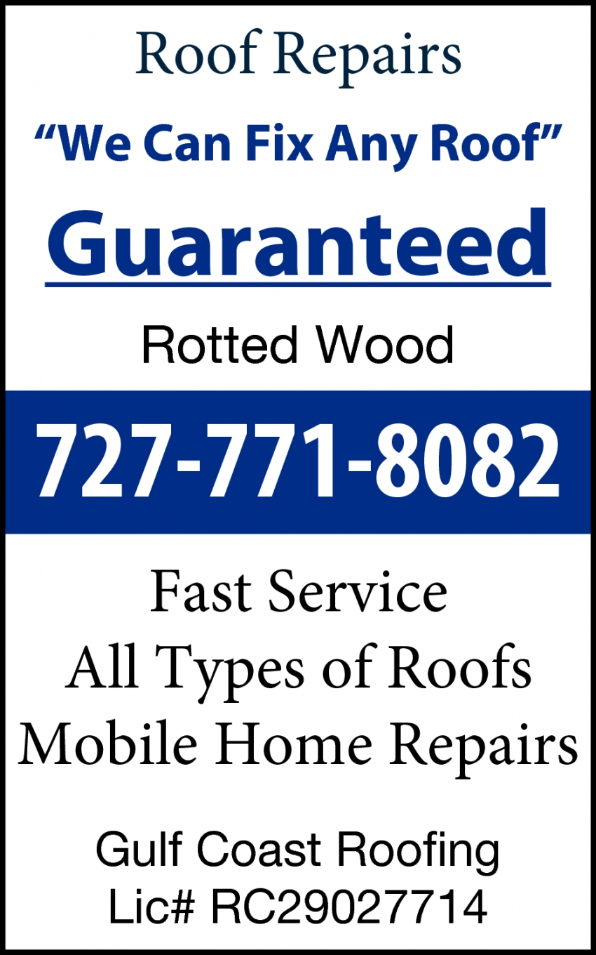 We Can Fix Any Roof