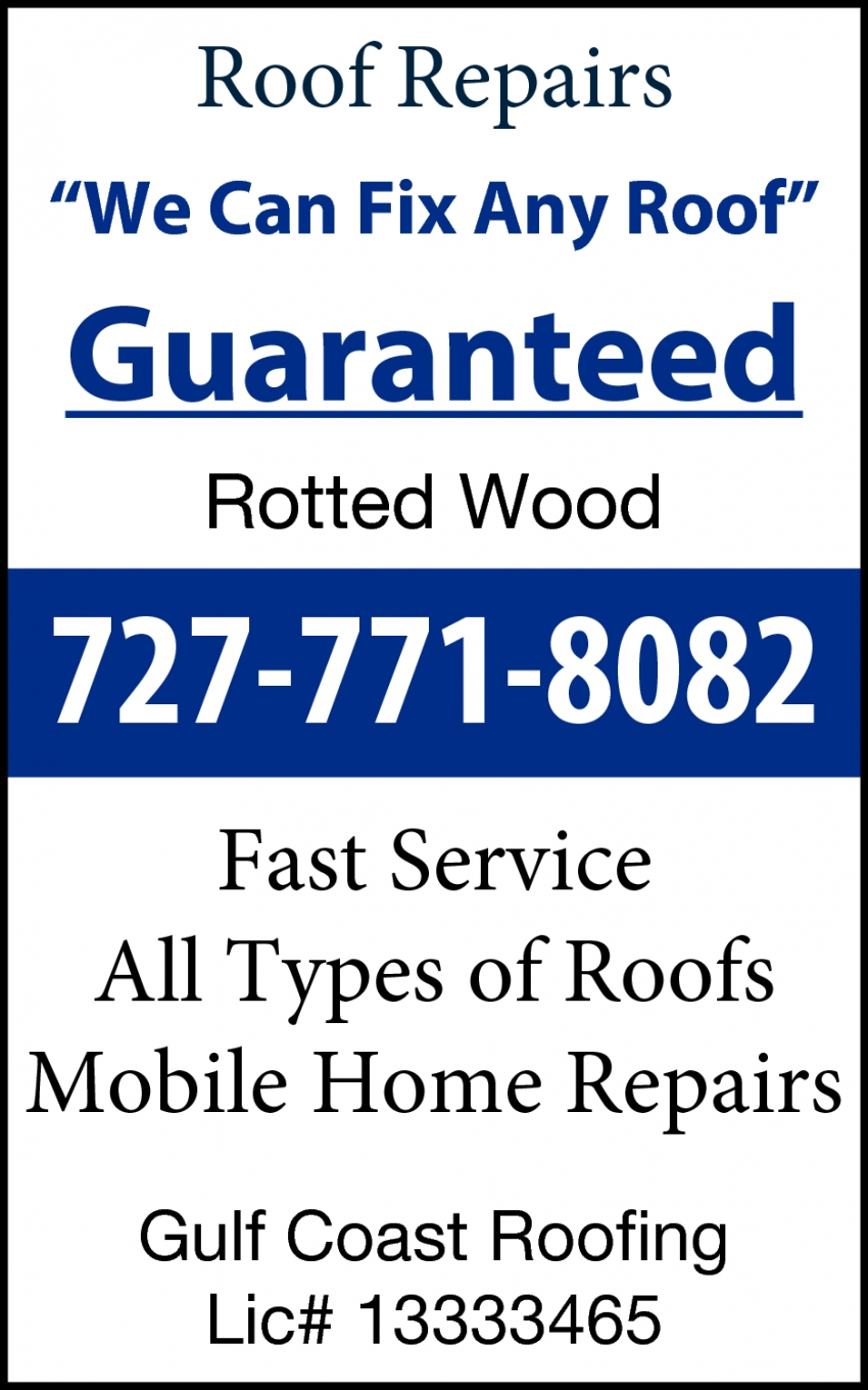 We Can Fix Any Roof