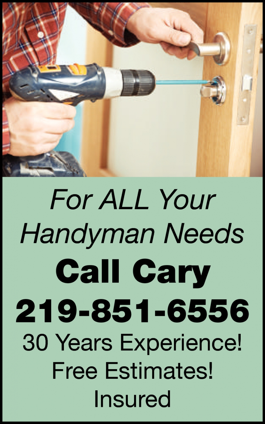 For ALL Your Handyman Needs