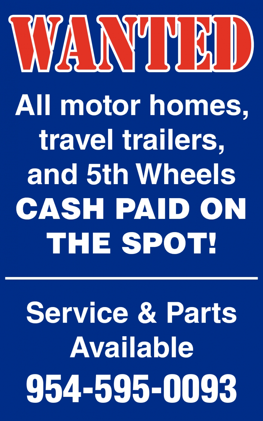 Service & Parts Available