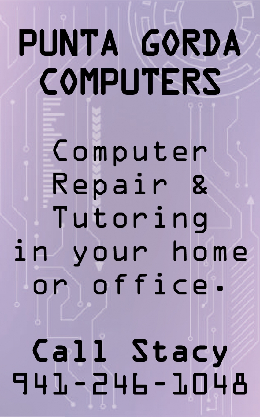 Computer Repair & Tutoring in Your Home or Office
