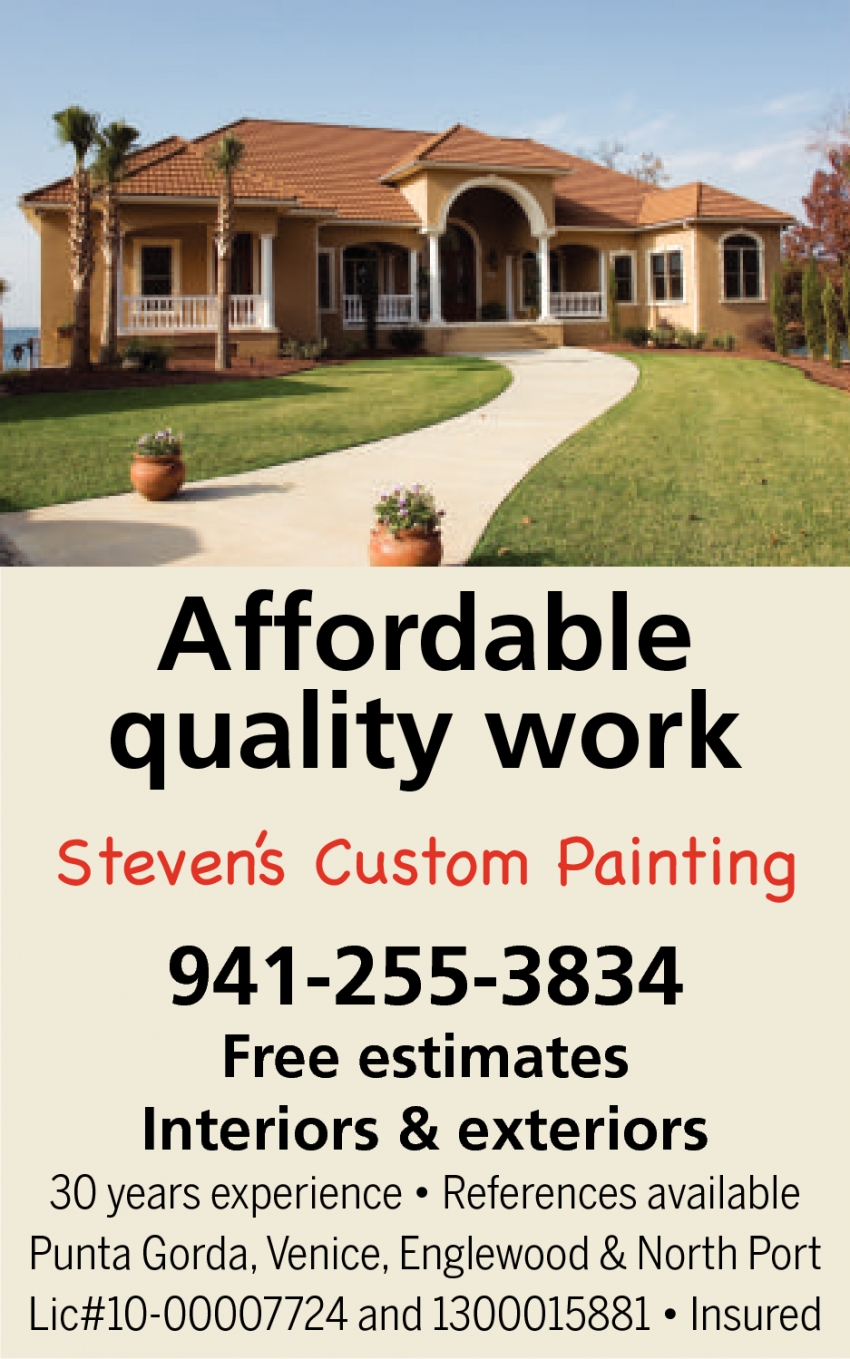 Affordable Quality Work