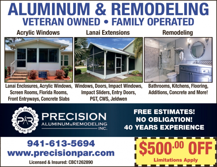 Precision Aluminium & Remodeling Inc