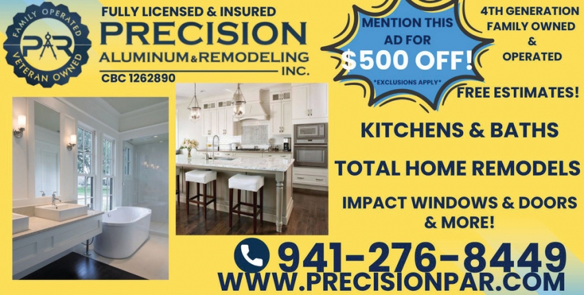 Precision Aluminium & Remodeling Inc
