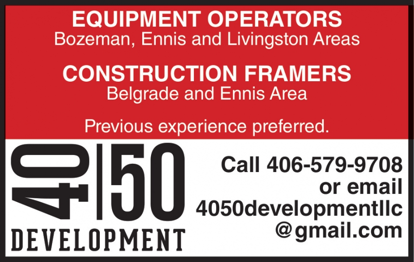 Equipment Operators