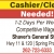 Cashier / Clerk