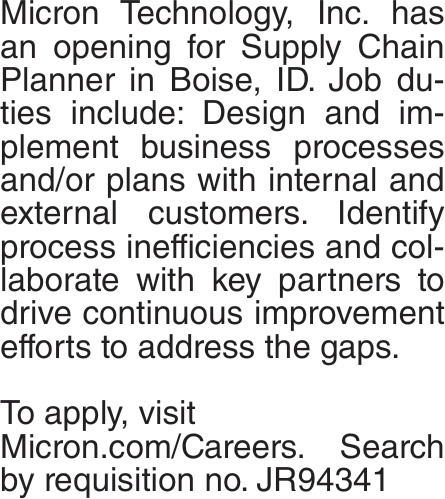 Supply Chain Planner