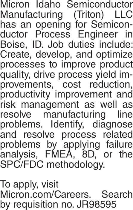 Semiconductor Process Engineer