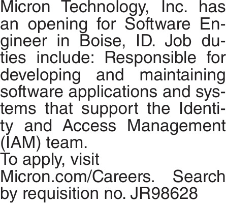 Software Engineer
