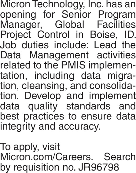 Senior Program Manager