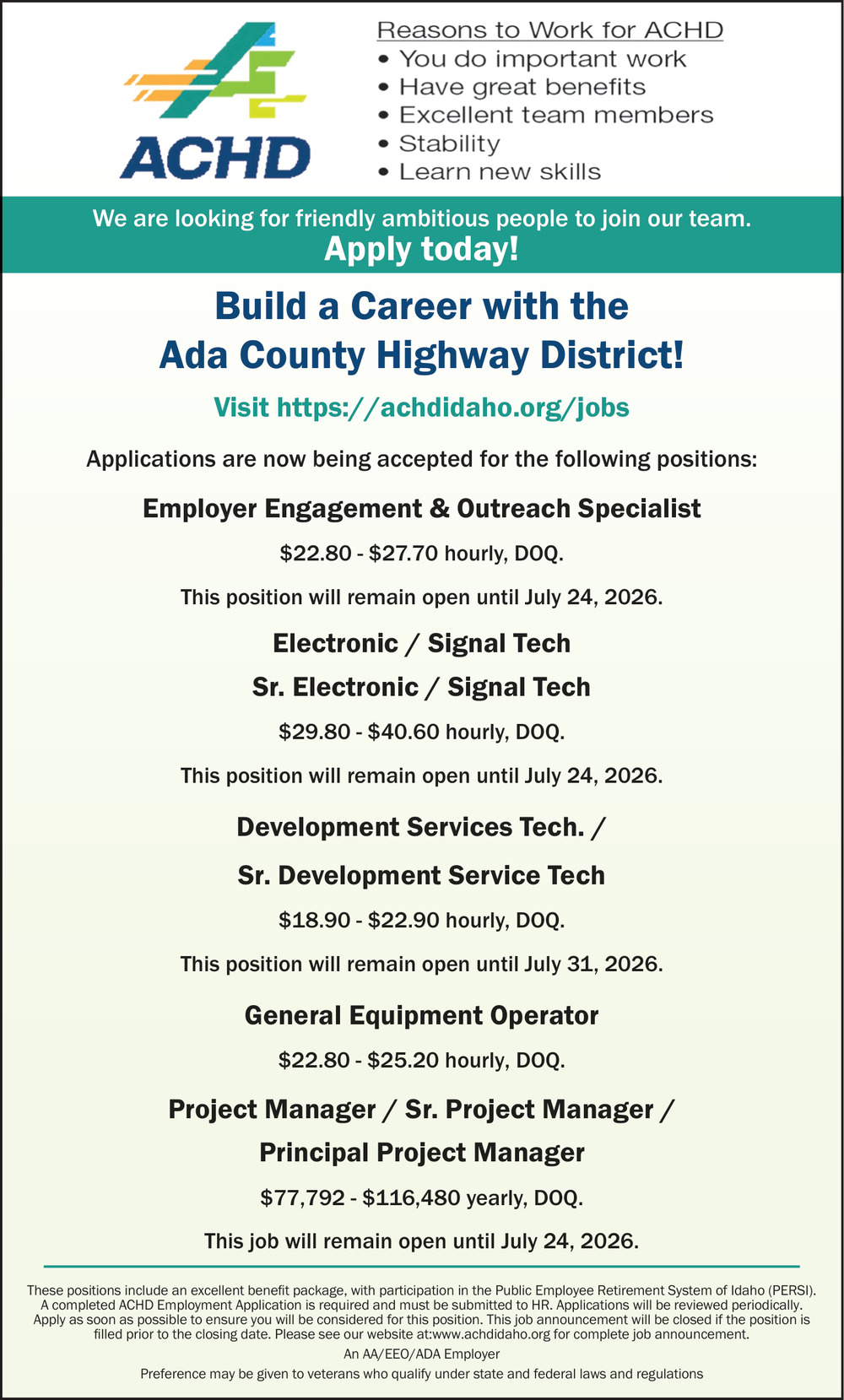Employer Engagement & Outreach Specialist